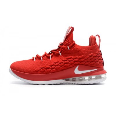 Nike Erkek Lebron 15 Low University Kırmızı Basketbol Ayakkabısı Türkiye - MYMKOGK7